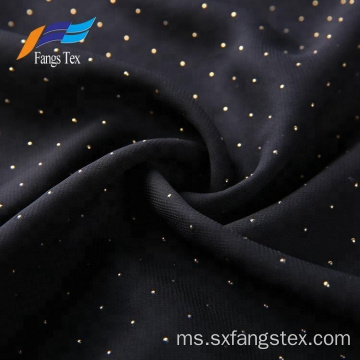 Kain Jatuhkan Sifon Polyester Dot Voile Muslim Muslim